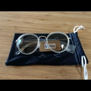 Madewell Glitter Fest Aviator Sunglasses